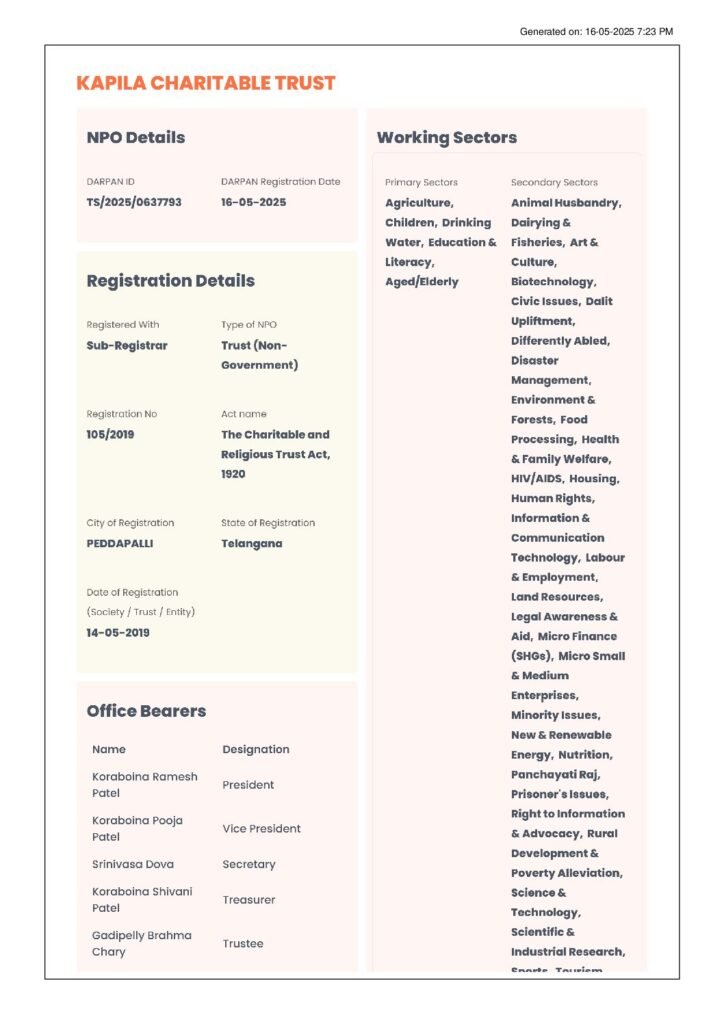 thumbnail of Darpan Registration